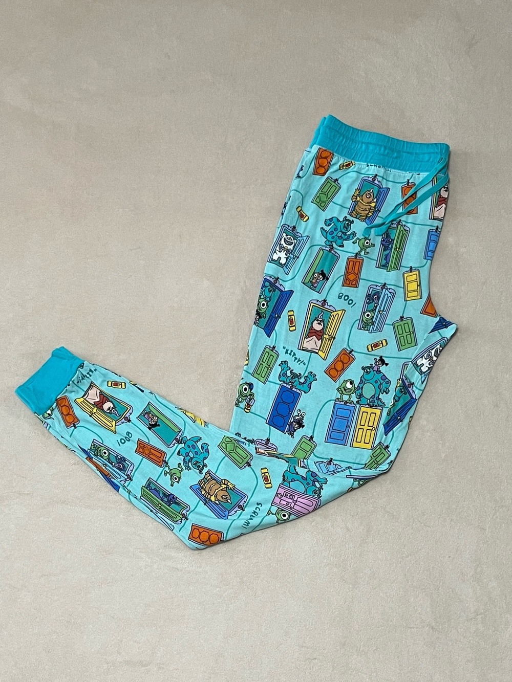 Little Sleepies x Disney Monsters Inc. Pajama Bottoms. Women’s Size Small